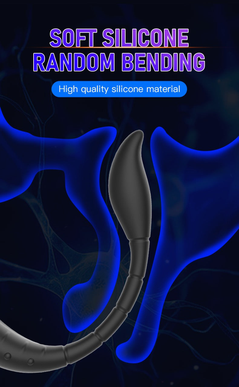 Vibration penis ring prostate massager