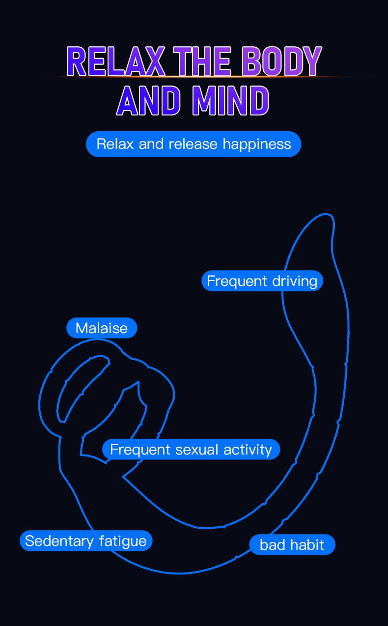 Vibration penis ring prostate massager
