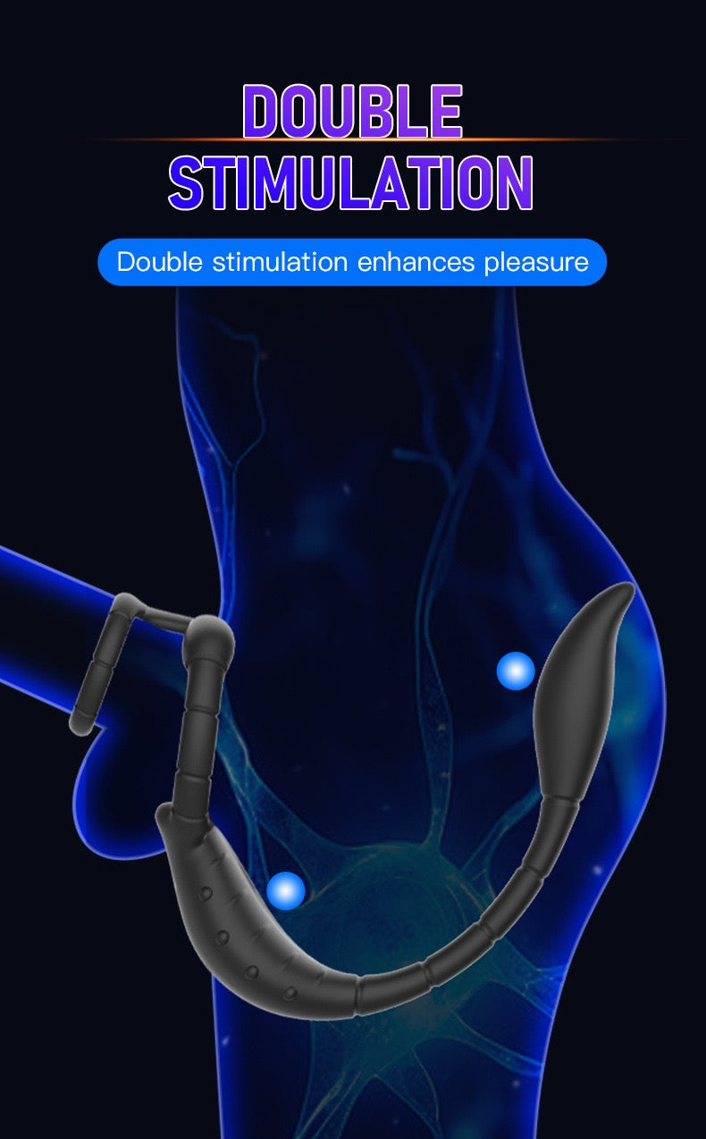 Vibration penis ring prostate massager