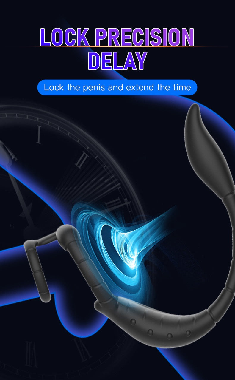 Vibration penis ring prostate massager