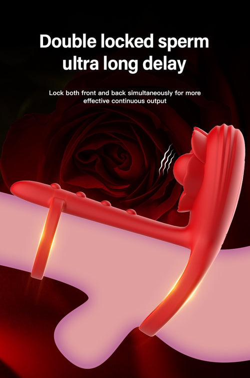 app- controlled penis ring double lock
