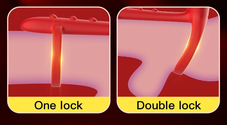 app- controlled penis ring double lock
