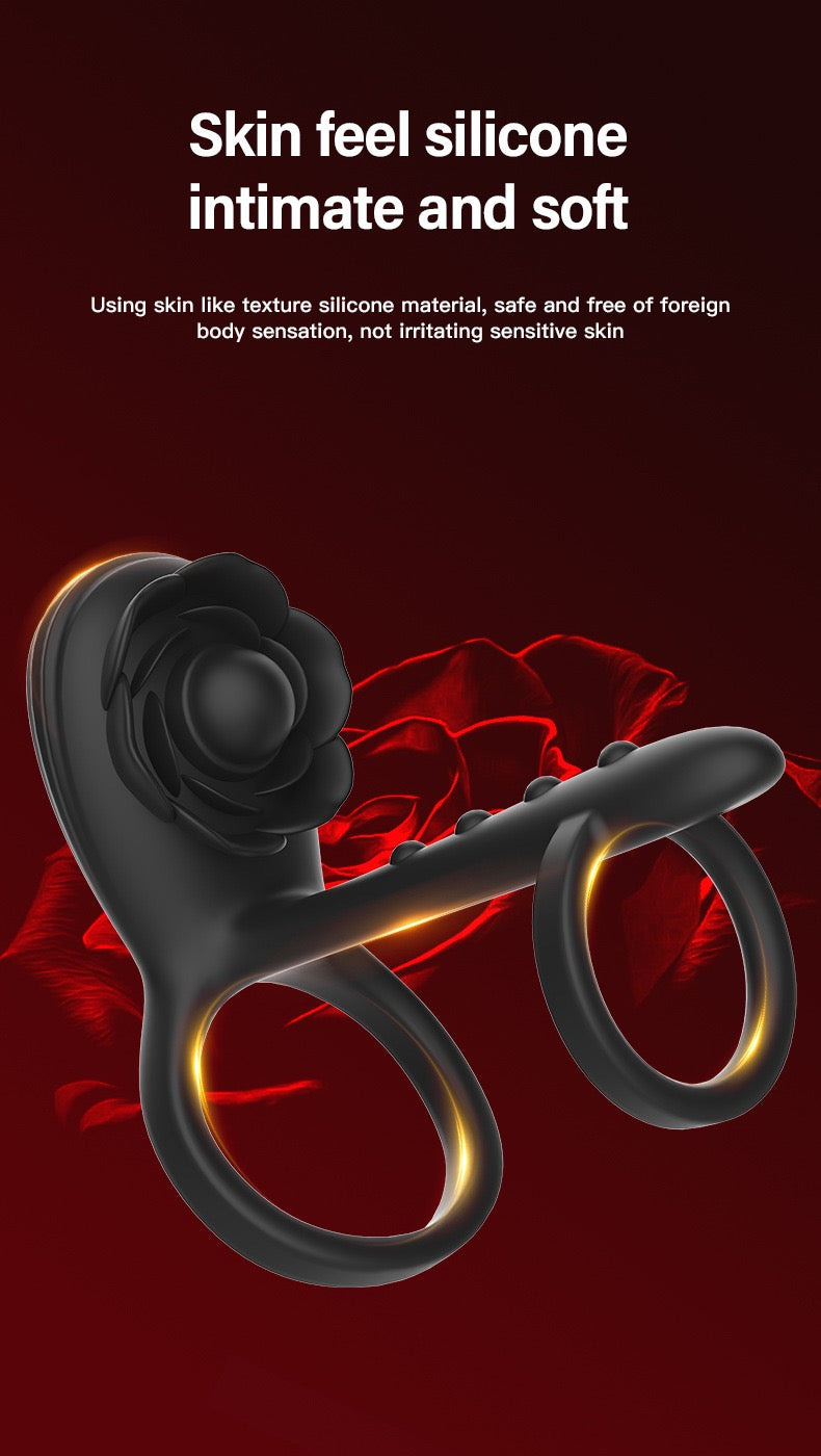 app- controlled penis ring double lock