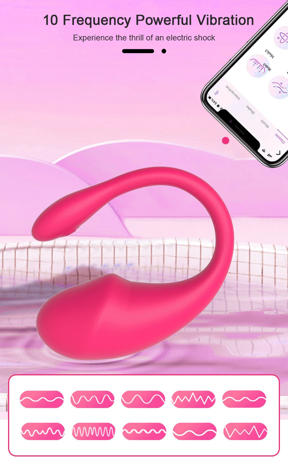 app- controlled vibrator